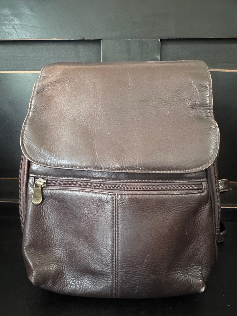 Brown Leather Backpack - Classic Carry